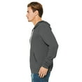 thumbnail image 3 of Bella + Canvas Unisex Poly-Cotton Fleece Full-Zip Hoodie, 3 of 3