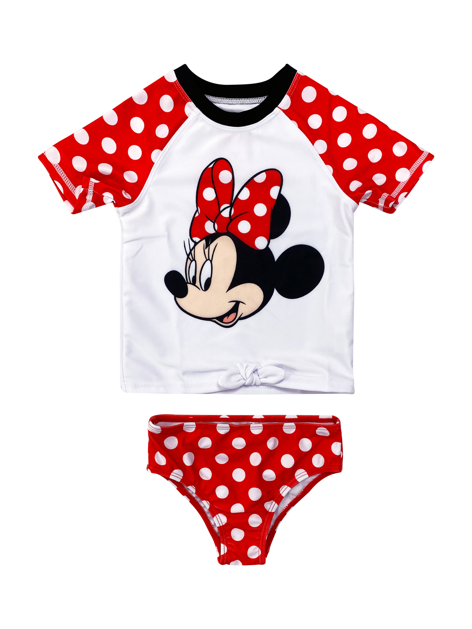Disney Minnie Mouse Rash Guard Swimsuit for Girls Size 12-18 Months