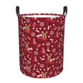 thumbnail image 1 of Fotbe Festive Reindeer Cesto de Ropa con Asas, Cesto Impermeable de Gran Capacidad, Bolsa de Lavado para Dormitorio, Cesto de Ropa con Ruedas y Asas-Small, 1 of 6