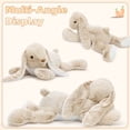 thumbnail image 4 of MaoGoLan 31.5" Giant Bunny Stuffed Animal Large Stuffed Bunny Plush Toy Stuffed Rabbit Plush Set Toys, 4 of 7