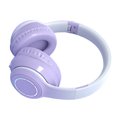 thumbnail image 2 of Auriculares Bluetooth con cancelación de ruido y graves potentes, plegables, con degradado de color y luz para teléfono y portátil, color morado, 2 of 13
