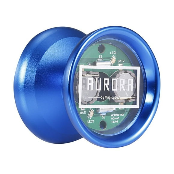 MAGICYOYO Unresponsive YoYo Aluminum Alloy Professional Yoyo Ball with LED Light Cover Remover String for Kids Adult