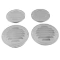 thumbnail image 3 of Cubierta de Rejilla de Ventilación de Aire Circular Cubierta de Rejilla de Ventilación de Conductos 70-120 Mm Plateada - Plata 80 mm 80mm Sunnimix Rejilla de ventilación de aire redonda, 3 of 8