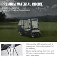 thumbnail image 3 of VEVOR Golf Cart Enclosure, 420D Polyester Driving Enclosure with 4-Sided Transparent Windows, 4 Passenger Club Car Covers Universal Fits for Most Brand Carts, 3 of 9