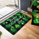 thumbnail image 5 of Alfombra de puerta antideslizante con patrón de dibujos animados del Día de San Patricio, alfombra de entrada de lana sintética, disponible en 3 tamaños (S: 23.62 "x15.75", M: 31.50 "x19.69", L:, 5 of 6