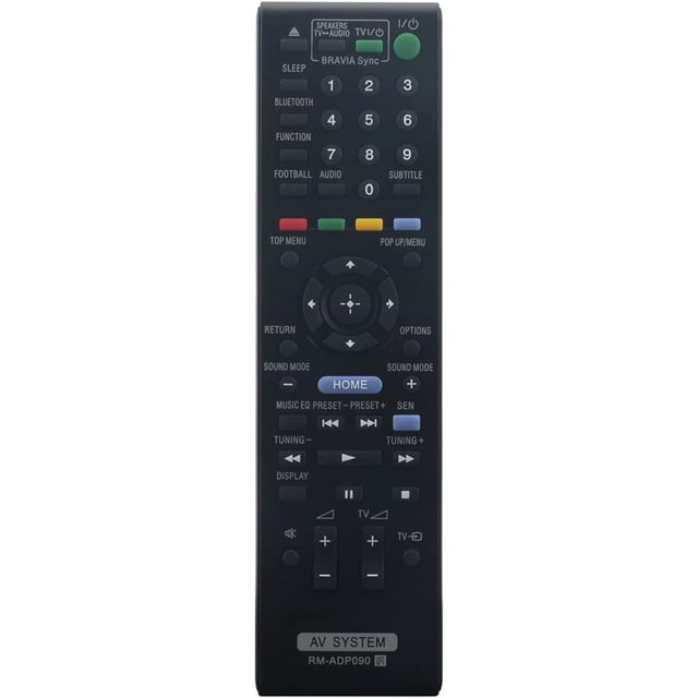 RM-ADP090 Compatible with Home Theater BDV-E2100 BDV-E3100 BDV-E4100 Infrared Replacement Remote Control