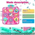 thumbnail image 3 of Tapete de baile Kunstin Unicorn Dance Mixer Rhythm Step Play, rosa, 3 of 7