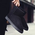 thumbnail image 1 of Botas de nieve para hombre, zapatos de algodón para amantes del invierno, zapatos cálidos para mujer, caña alta y terciopelo, 1 of 6