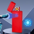 thumbnail image 2 of IMossad Smart Fingerprint Sensor Lighter Flameless Windproof Lighter Double Side Cigarette Ignition Lighter USB Rechargeable Lighter Best Gift for Your Boyfriend, Family, Your Father, 2 of 6