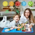 thumbnail image 3 of Baby 2 in 1 Musical Mats, Musical Toys, Piano Keyboard & Drum for Toddlers, Early Education Toys for Baby Girls Boys Toddlers, 3 of 7