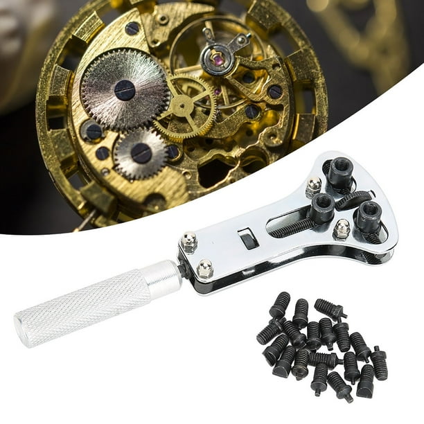 Adjustable Watch Screw Back Case Wrench Opener Remover Repair Tool