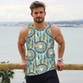 thumbnail image 6 of KLL Boho Dreamcatcher 1 Print Men's Muscle Gym Workout Stringer Tank Tops Bodybuilding Fitness T-Shirts Tank Tops Men-XX-Large, 6 of 7