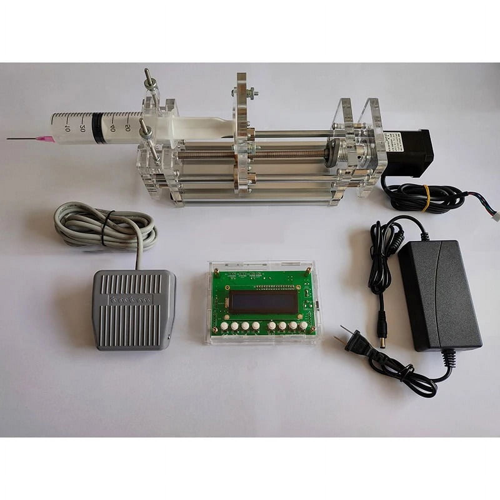Precision Benchtop Syringe Pump Lab Micro Pump Syringe Propeller Glue Dispenser Sampling Pump with Latest Controller ,Durable Design