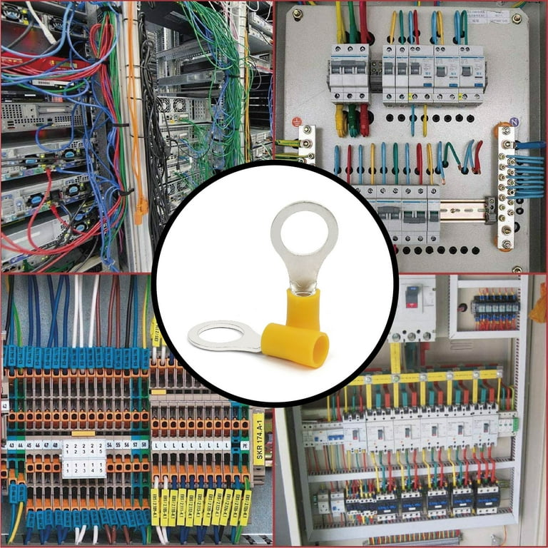 Ever Start 9-Piece Ring Wire Connectors, Yellow, UL