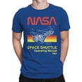 thumbnail image 2 of Officially Licensed NASA Space Shuttle Manual 1981 Men's T-shirt, 2 of 3
