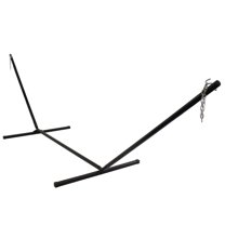 Sunnydaze 400 lb Capacity Powder-Coated Steel Hammock Stand - Black