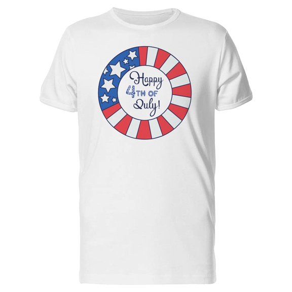 Happy 4Th Of July, Patriotism Tee Men's -Image by Shutterstock