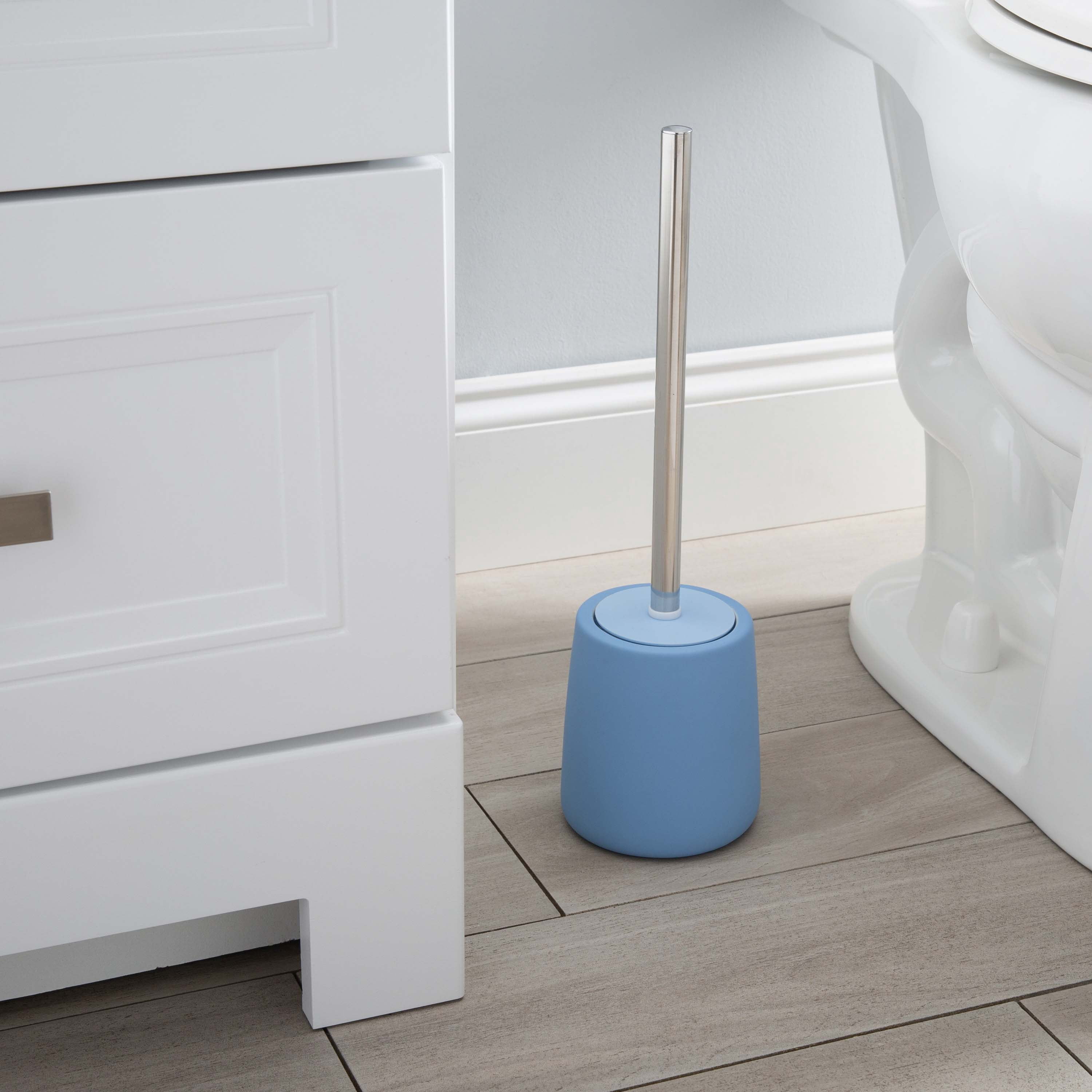ELLE Paris Lisse Wide Bowl Toilet Brush in French Blue