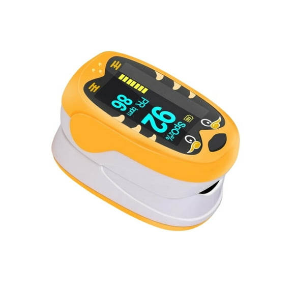 Children Pulse Oximeter Fingertip,Oxygen Monitor Kids Pulse,Oximeter Fingertip,Lanyard Portable Digital Oxygen Saturation Monitor