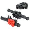 thumbnail image 2 of Upgrade Parts Metal Front&Rear Axle Housing for 4 1/10 Model Car (Black Red), 2 of 8