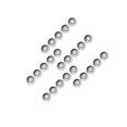 thumbnail image 3 of Ruiboury 20 Pcs Perles de Positionnement Petites 8mm pour Accessoires de Bricolage Argent 8x8mm, 3 of 4