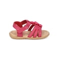 thumbnail image 2 of New Girl Jelly Beans Proud Leatherette Open Toe Daisy Strappy Flat Sandal, 2 of 5