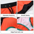 thumbnail image 5 of TANBOM Men's Sexy Polyamide Triangle Swim Trunks Adjustable Drawstring Big Pouch Comfortable Breathable Orange M, 5 of 5