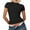 Black, variant on RMGVDSD Womens Oversized T Shirts Crop Workout Tops For Women Summer Short Sleeve Gym Athletic Compression Shirts Yoga Workout Basic Tops Loose Casual Tshirts