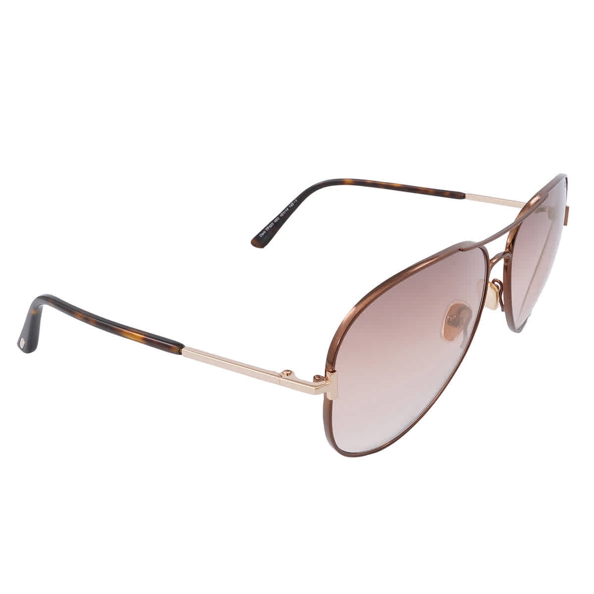 Tom Ford Brown Gradient Pilot Unisex Sunglasses FT0823 48G 61 