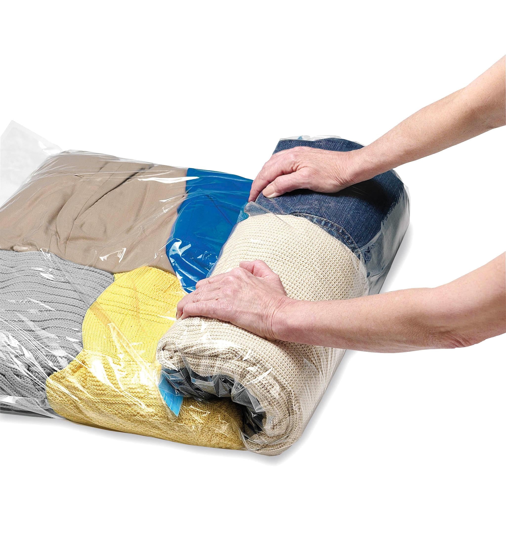 Whitmor Spacemaker Jumbo Vacuum Bag Closet Organizer for Adults, Clear
