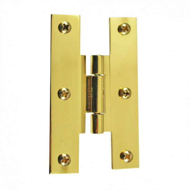 1/4" Offset Solid Brass H Hinge 3" x 1.75" Exclusive Offset