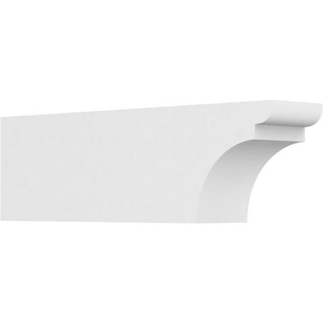 Ekena Millwork RFTP04X06X20YOR 6 x 4 x 20 Po Standard Yorktown Architecture Grade Queue de Chevron PVC