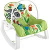 Fisher-Price Infant-To-Toddler Rocker - Soothing Baby Seat with Removable Bar, Green Critters