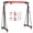Black/Red with Accessories, variant on Shininglove Adjustable I-Beam Crane, 1 Ton (2200 lbs) Capacity, 12-Position Height 97"-141", Portable Hoist for Workshop, Garage, Factory, Warehouse, Auto Repair