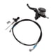 thumbnail image 2 of Embrague de freno de motocicleta con kit de cable 6 ángulos ajustable universal para manillar de 7/8 pulgadas y 22 mm Negro, 2 of 19