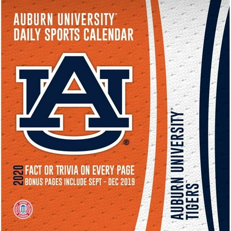 Turner Licensing 2020 Auburn Tigers Desk Calendar Walmart Com