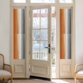 thumbnail image 2 of Burnt Orange Gray Ombre Window Privacy Film, Vintage Farmhouse Wooden Static Cling UV Sun Blocking Heat Control Window Tint Day and Night, Non-Adhesive One Way Windows Privacy Cover 17.7''x78.7'', 2 of 7