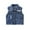 Girls Boys Denim Jacket-A03 Blue, variant on Mifsaly Girls Boys Denim Jacket Button Down Sleeveless Kids Jean Jackets Lapel Spring Outerwear Unisex with Pockets Size 2-14 Years