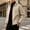 Beige, variant on Lutiedan Men's Lightweight Jackets Full Zip Turndown Collar Jacket Fall Casual Windproof Business Outwear with Pockets S-3XL,Beige