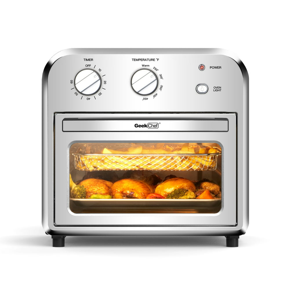 Geek Chef Air Fryer Toaster Oven, 10.5 QT/10L 1500W 4 Slice Convection