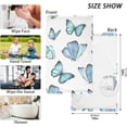thumbnail image 2 of Coolnut Watercolor Butterflies Patterned Hand Towels 2 PCS, Cotton Bath Towel for Drying Face Hands Body Decorative Water Absorbent Lightweight Towels for Bathroom Ktichen Travel Gym, 16"x28", 2 of 6