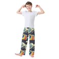 thumbnail image 2 of FORMRS Boys Pajama Pants with Pockets Size 6-8Y Kids Lounge Sleep Bottoms, Evening Mountain Road, 2 of 8