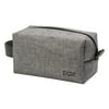 Personalized Grey Dopp Kit Toiletry Bag