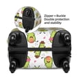 thumbnail image 4 of Balery Luggage Cover Avocado Playing Music Print Suitcase Covers for Luggage Elastic Washable Suitcase Protector Fits 18-32 Inch Luggage-X-Large, 4 of 9