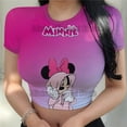 thumbnail image 3 of Camiseta corta estampada para mujer, Top de Mickey Mouse, ropa Y2k a la moda, camiseta Sexy para mujer 2024, 3 of 5