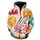 thumbnail image 1 of Sudadera con capucha y cremallera para hombre, diseño de grafiti de arte abstracto, talla grande, genial para adolescentes, primavera 2024, gran oferta, Harajuku, unisex, de manga larga., 1 of 6