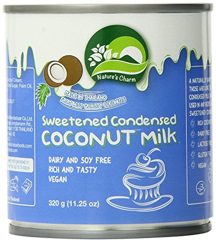 NineChef Bundle - Sweetened Condensed Coconut Milk 11.25 Ounce + 1 NineChef Brand Long Handle Spoon