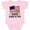 AD-Pink, variant on Military Daddy Always My Hero Boys or Girls Baby Bodysuit