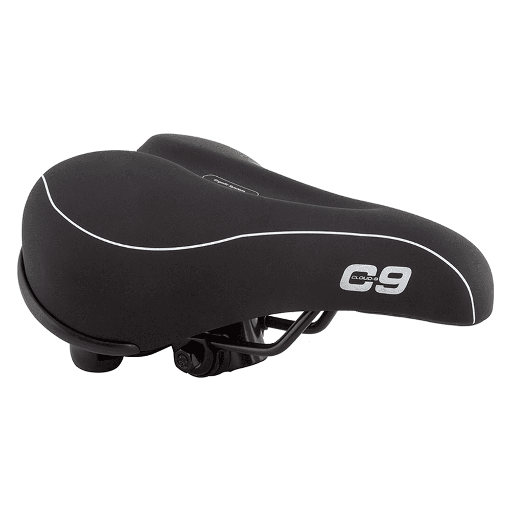 Selle De Vélo Cloud 9 C9 Cruiser, Confort Canapé Soft Touch Vinyle Noir Pour Cruiser