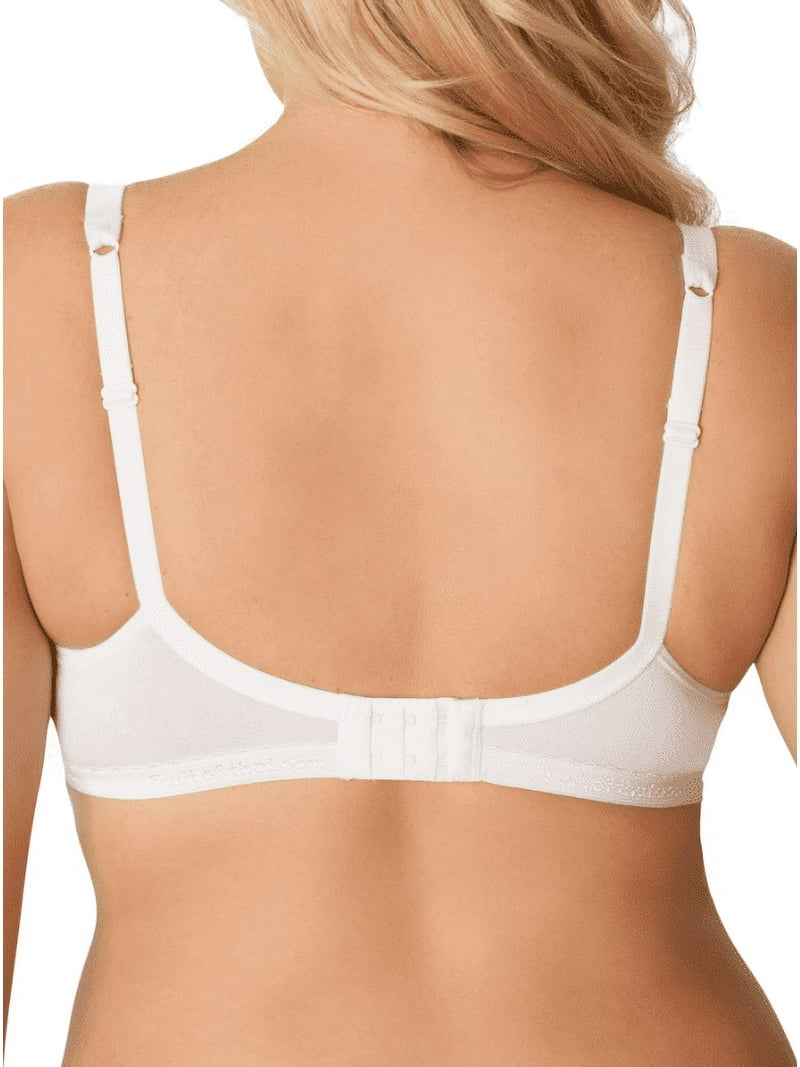 Fruit of The Loom Women's Unlined Cotton Stretch Bra, 2-Pack